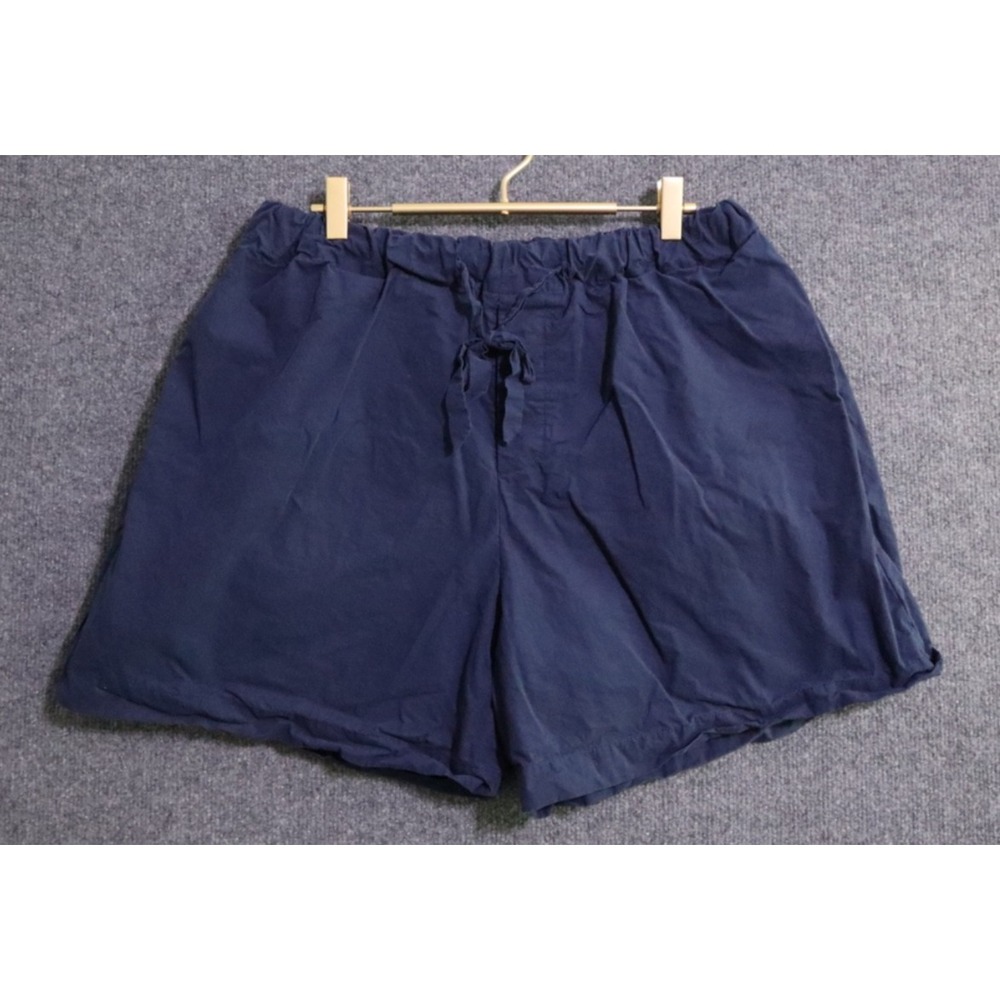 Blue & Cream Shorts‎ Women Medium Blue Navy Halsey Poplin Relaxed Fit USA NYC